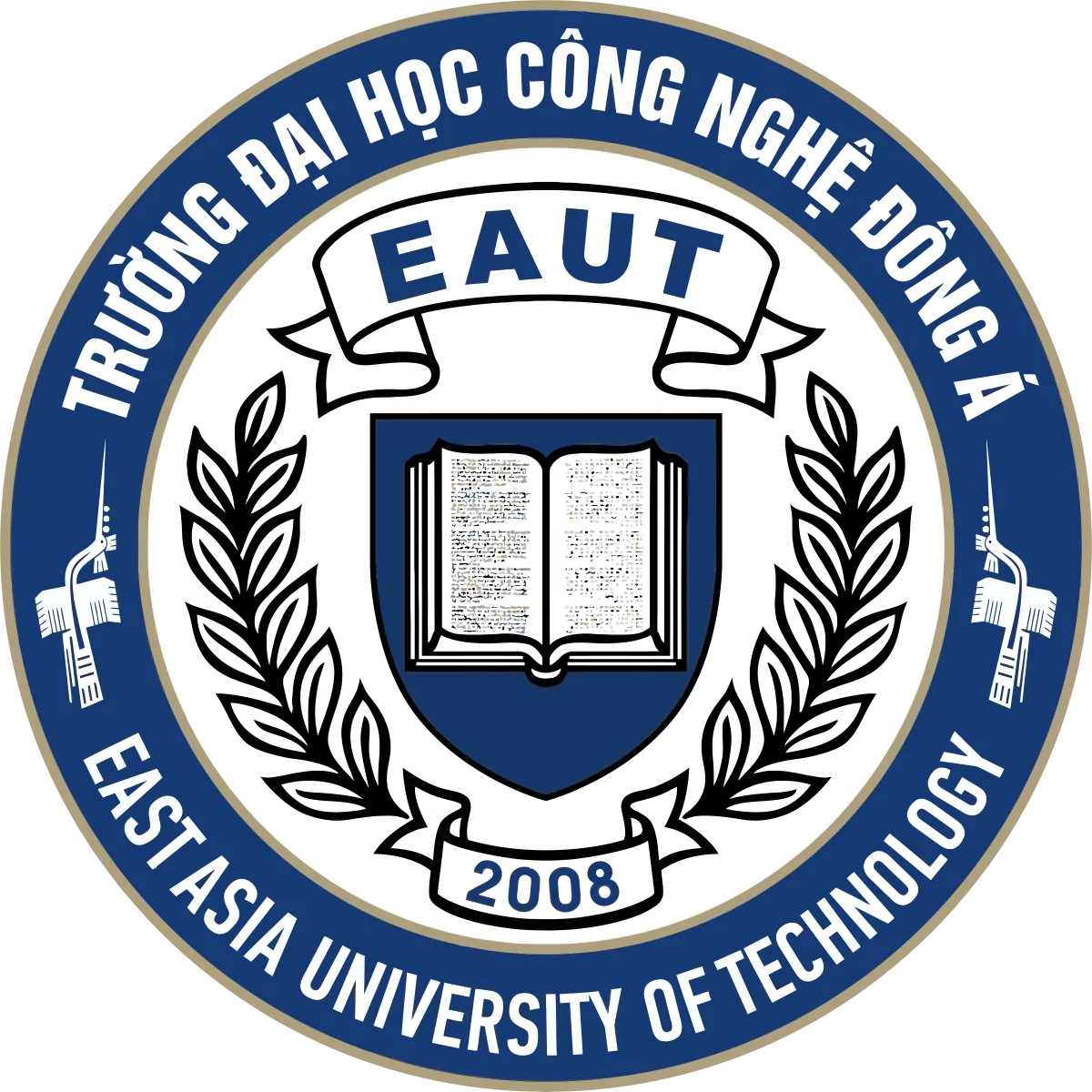 Logo Dh Cong Nghe Dong A Eaut